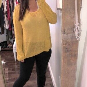 SPARROW large mustard sweater as worn by Holland Roden/Teen Wolf actress